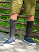 Load image into Gallery viewer, Man Wearing Merino Outdoor Compression Socks
