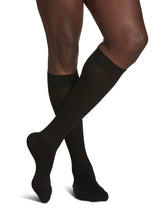 Load image into Gallery viewer, Sigvaris Sea Island Cotton Compression Socks Black