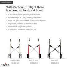 Load image into Gallery viewer, BYACRE CARBON ULTRALIGHT ROLLATOR