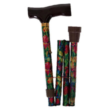 Load image into Gallery viewer, Airway Surgical Adjustable Folding Cane - Fritz Handle - Summer Garden