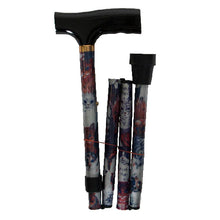 Load image into Gallery viewer, Airway Surgical Adjustable Folding Cane - Fritz Handle - Cat Pattern