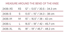 Load image into Gallery viewer, OTC Knee Support with Compression Gel Insert, Sizing Guide