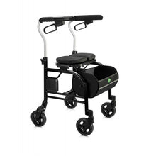 Load image into Gallery viewer, Evolution Trillium Rollator Walker 6" Wheels, Carbon Black