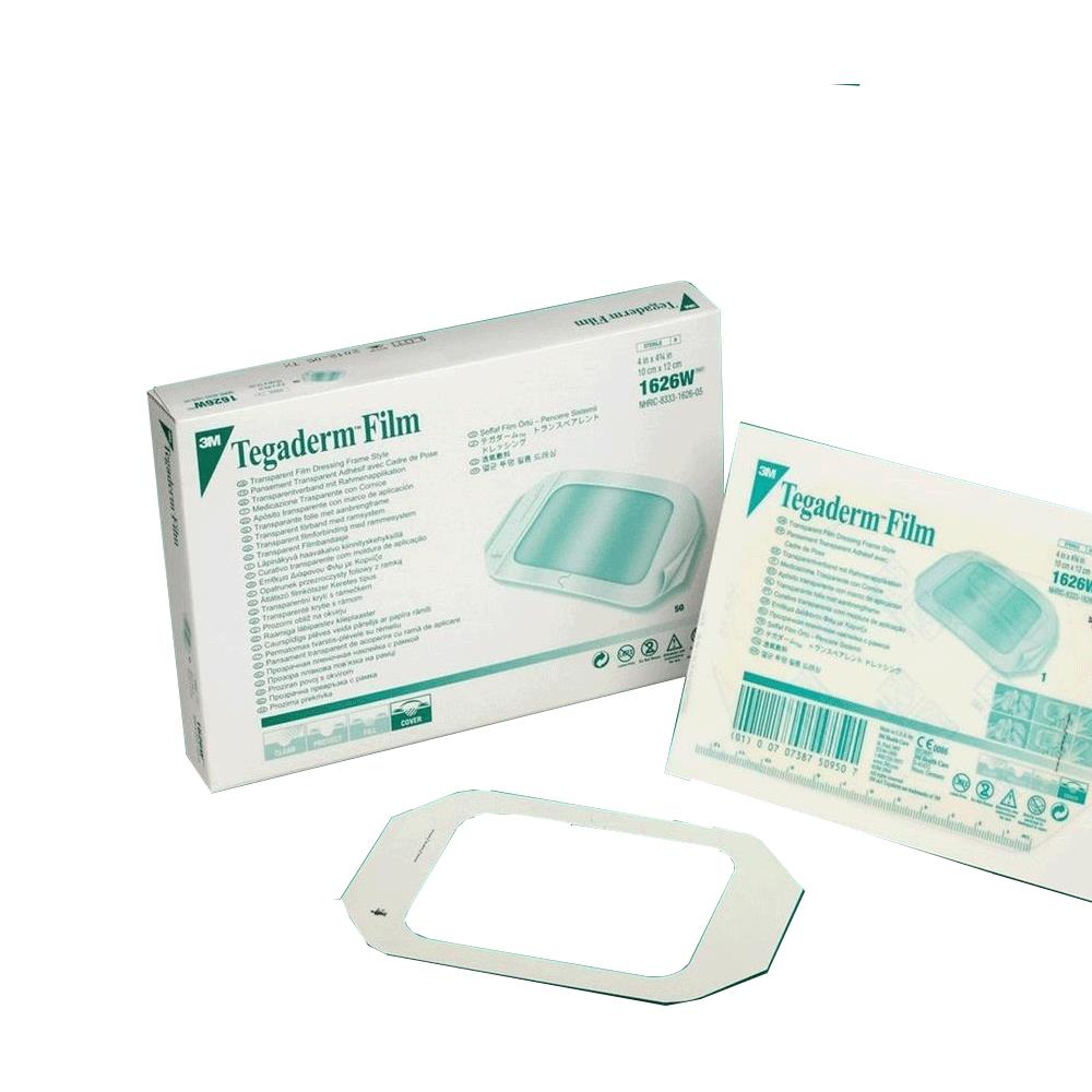 3M TEGADERM TRANSPARENT FILM DRESSING | 10CM x 12CM | 1626W