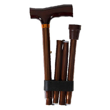 Load image into Gallery viewer, Airway Surgical, Adjustable Folding Cane, Fritz Handle - Bronze