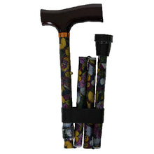 Load image into Gallery viewer, Airway Surgical Adjustable Folding Cane - Fritz Handle - Butterfly Pattern