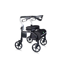 Load image into Gallery viewer, Evolution Trillium Rollator Walker 8" Wheels, Carbon Black