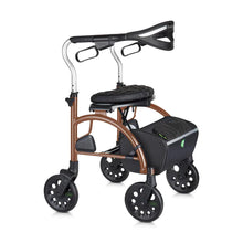 Load image into Gallery viewer, Evolution Xpresso Zero Rollator Walker 8" Wheels, Copper Brown