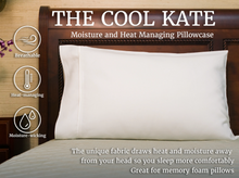 Load image into Gallery viewer, THE COOL KATE MOISTURE-WICKING PILLOWCASE