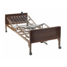 Load image into Gallery viewer, Medline Full Electric Bed Package with Mattress & Half Rails