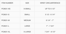 Load image into Gallery viewer, MKO Wrist Brace Size Chart