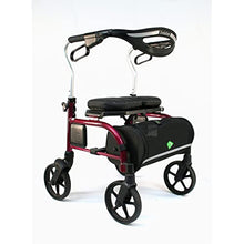 Load image into Gallery viewer, Evolution Xpresso Zero Rollator Walker 8" Wheels, Shiraz Red