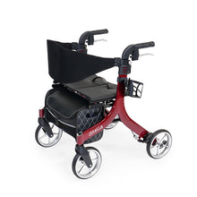 Load image into Gallery viewer, Amylior Stella Rollator Walker - 8" Wheels - Red