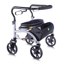 Load image into Gallery viewer, Evolution Xpresso Wide Rollator Walker 8" Wheels, Silver