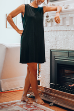 Load image into Gallery viewer, Cool Your Sweats - Simone Menopause Relief Nightgown Black