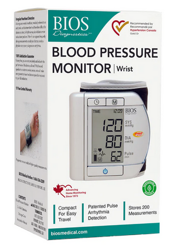 Bios Wrist Blood Pressure Monitor