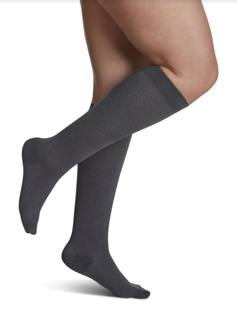 Sigvaris Microfibre Compression Socks Grey Women's Sock