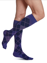 Load image into Gallery viewer, Sigvaris Microfibre Compression Socks Purple
