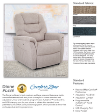 Load image into Gallery viewer, GOLDEN TECHNOLOGIES | 4 COMFORT ZONES l DIONE LIFT CHAIR PL446
