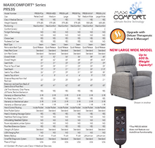 Load image into Gallery viewer, GOLDEN TECHNOLOGIES | 2 COMFORT ZONES | MAXICOMFORTER LIFT CHAIR PR535
