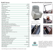Load image into Gallery viewer, GOLDEN TECHNOLOGIES | 5 COMFORT ZONES | VENICE LIFT CHAIR PL447
