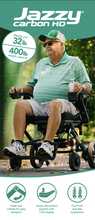 Load image into Gallery viewer, PRIDE MOBILITY | JAZZY CARBON HD POWER CHAIR
