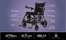 Load image into Gallery viewer, PRIDE MOBILITY | JAZZY CARBON 27X POWER CHAIR

