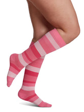 Load image into Gallery viewer, Sigvaris Microfibre Compression Socks Pink Women&#39;s Sock
