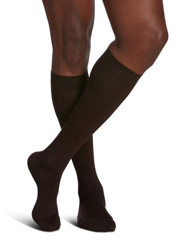 Sigvaris Sea Island Cotton Compression Socks Brown