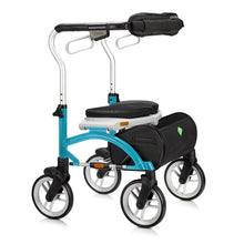 Load image into Gallery viewer, Evolution Xpresso Lite CF Rollator Walker 8&quot; Wheels, Azure Blue
