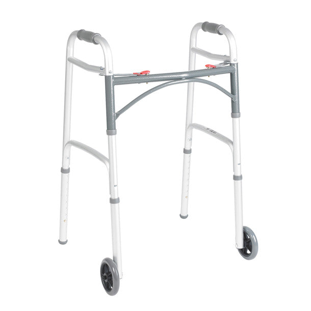 Drive Aluminum Wheeled Folding Walker - Junior Size 10211