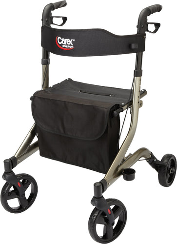 Carex Crosstour Rollator Walker Silver - #FGA230CA