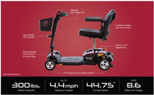 Load image into Gallery viewer, Pride Mobility, Go-Go LX Scooter with CTS Suspension - Specs
