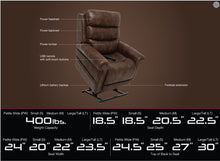Load image into Gallery viewer, Pride Mobility VivaLift! Tranquil Lift Chair - Specs
