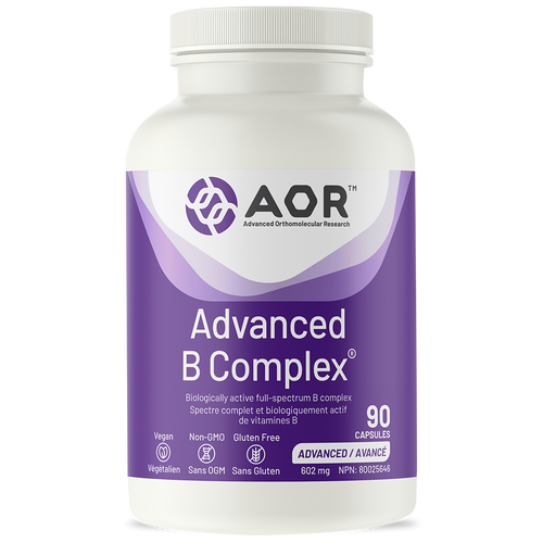 AOR Advanced B Complex 90 Capsules 602mg