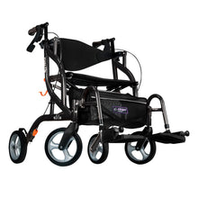 Load image into Gallery viewer, Drive Medical Airgo Fusion F20 Rollator Walker 8&quot; Wheels, Black
