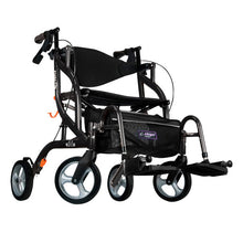 Load image into Gallery viewer, Drive Medical Airgo Fusion F23 Rollator Walker 8&quot; Wheels, Black
