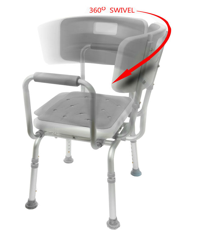 MOBB Shower Chair 360, Swivel MHSCII