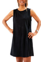 Load image into Gallery viewer, Cool Your Sweats - Simone Menopause Relief Nightgown Black
