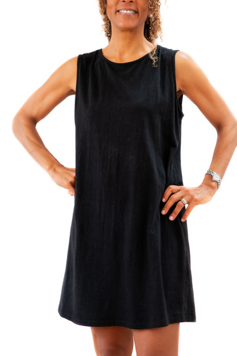 Cool Your Sweats - Simone Menopause Relief Nightgown Black