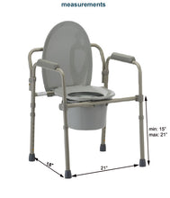 Load image into Gallery viewer, MOBB Folding Commode Chair
