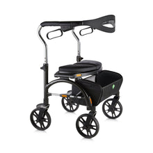 Load image into Gallery viewer, Evolution Xpresso Wide Rollator Walker 8&quot; Wheels, Black
