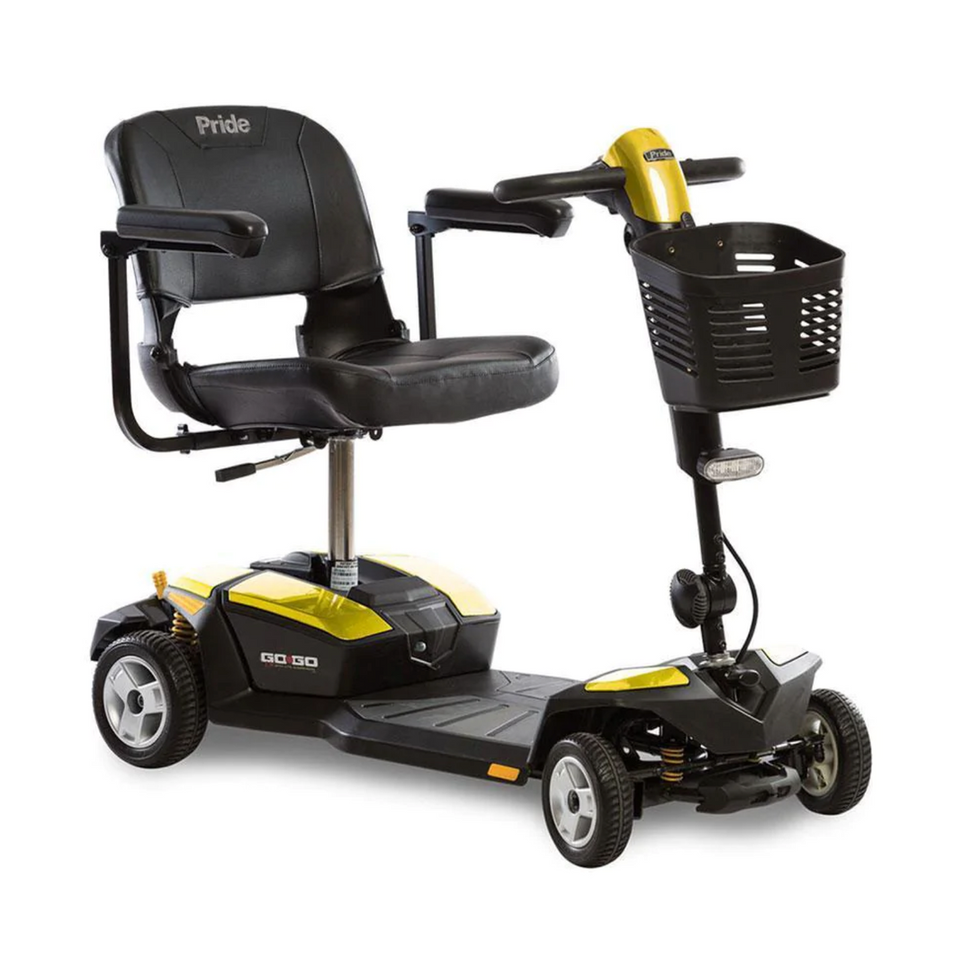 Pride Mobility, Go-Go LX Scooter with CTS Suspension - Yellow