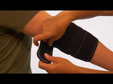 Load and play video in Gallery viewer, TRAINERS CHOICE l ADJUSTABLE COMPRESSION l ELBOW WRAP l ONE SIZE - Instruction Video
