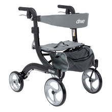 Load image into Gallery viewer, Drive Medical Nitro 23 Rollator Walker 8-10&quot; Wheels, Black
