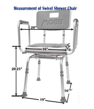 Load image into Gallery viewer, MOBB Shower Chair 360, Swivel MHSCII
