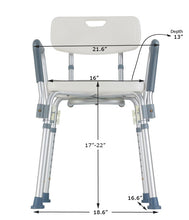 Load image into Gallery viewer, MOBB Bath Seat with Arms/Back MHBBA
