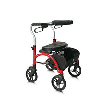 Load image into Gallery viewer, Evolution Xpresso Wide Rollator Walker 8&quot; Wheels, Red
