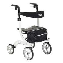 Load image into Gallery viewer, Drive Medical Nitro 21 Rollator Walker 8-10&quot; Wheels, White
